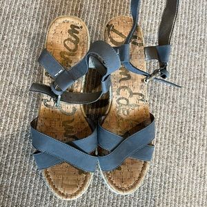 Sam Edelman size 12 espadrille platform wedge sandle. NWOT
